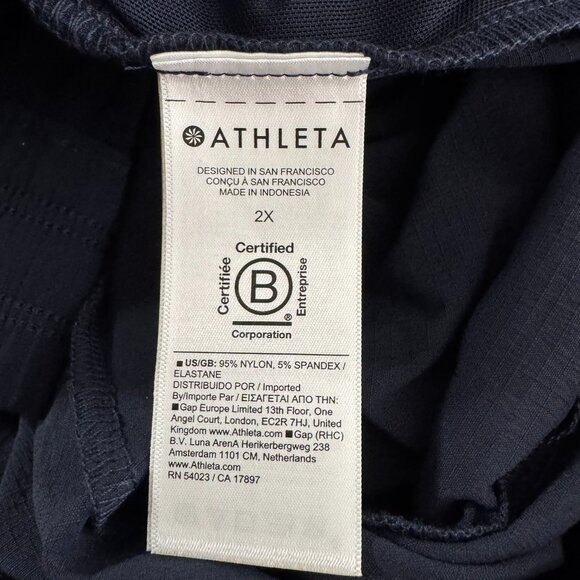 Athleta Trekkie North Jogger Pants Womens 2X Blue Nylon Spandex NWT PT-2592 - Picture 11 of 13